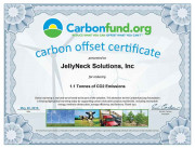 Carbon Offset Certificate